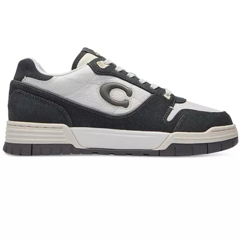 COACH NIB Women’s Charcoal SoHo Denim Sneakers Size 8 - Picture 14 of 17